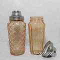 Gold Cocktail Shaker Set mit goldener Martini -Brille